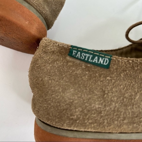 Eastland Bucksport Brown Leather Suede Lace-up Buck Oxford Shoes SIZE 10 - Picture 4 of 13